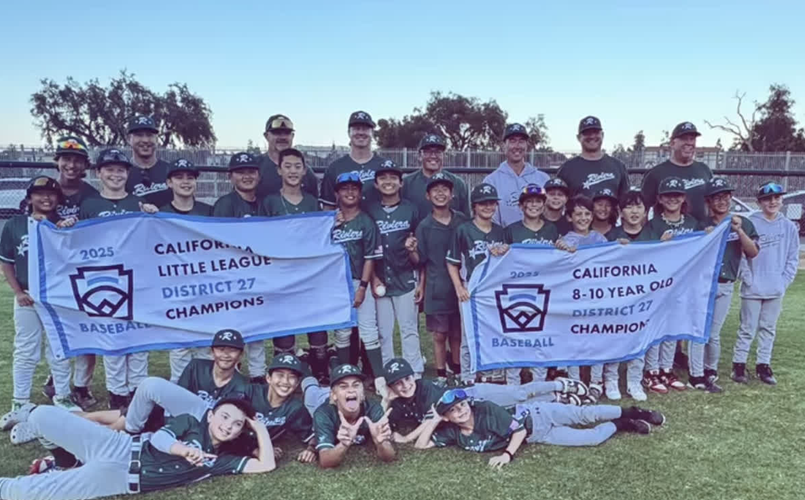 Riviera 12U and 10U - District Champs!